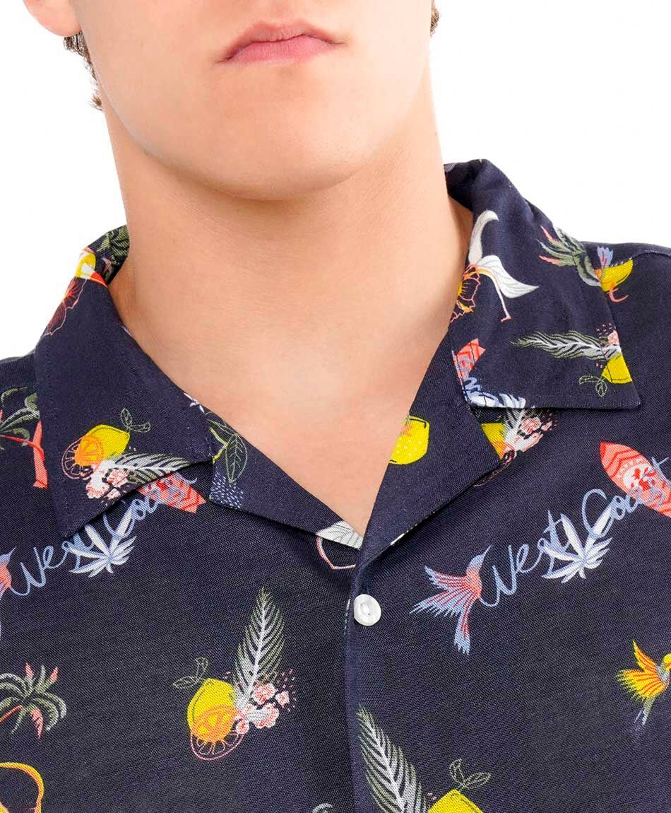Camisa hombre print verano