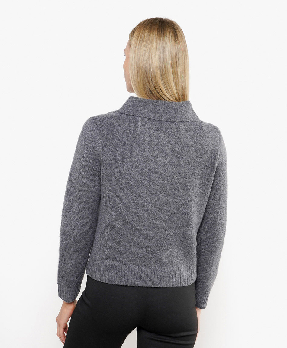 Chaqueta mujer tejida botones