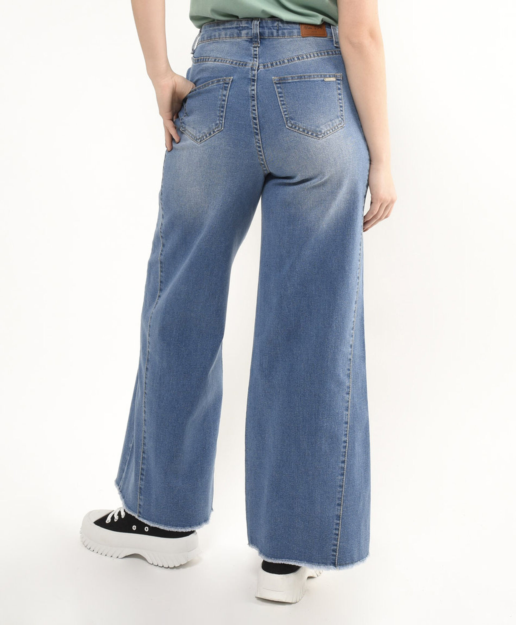 Jeans mujer doble costura wide Jeans mujer doble costura wide