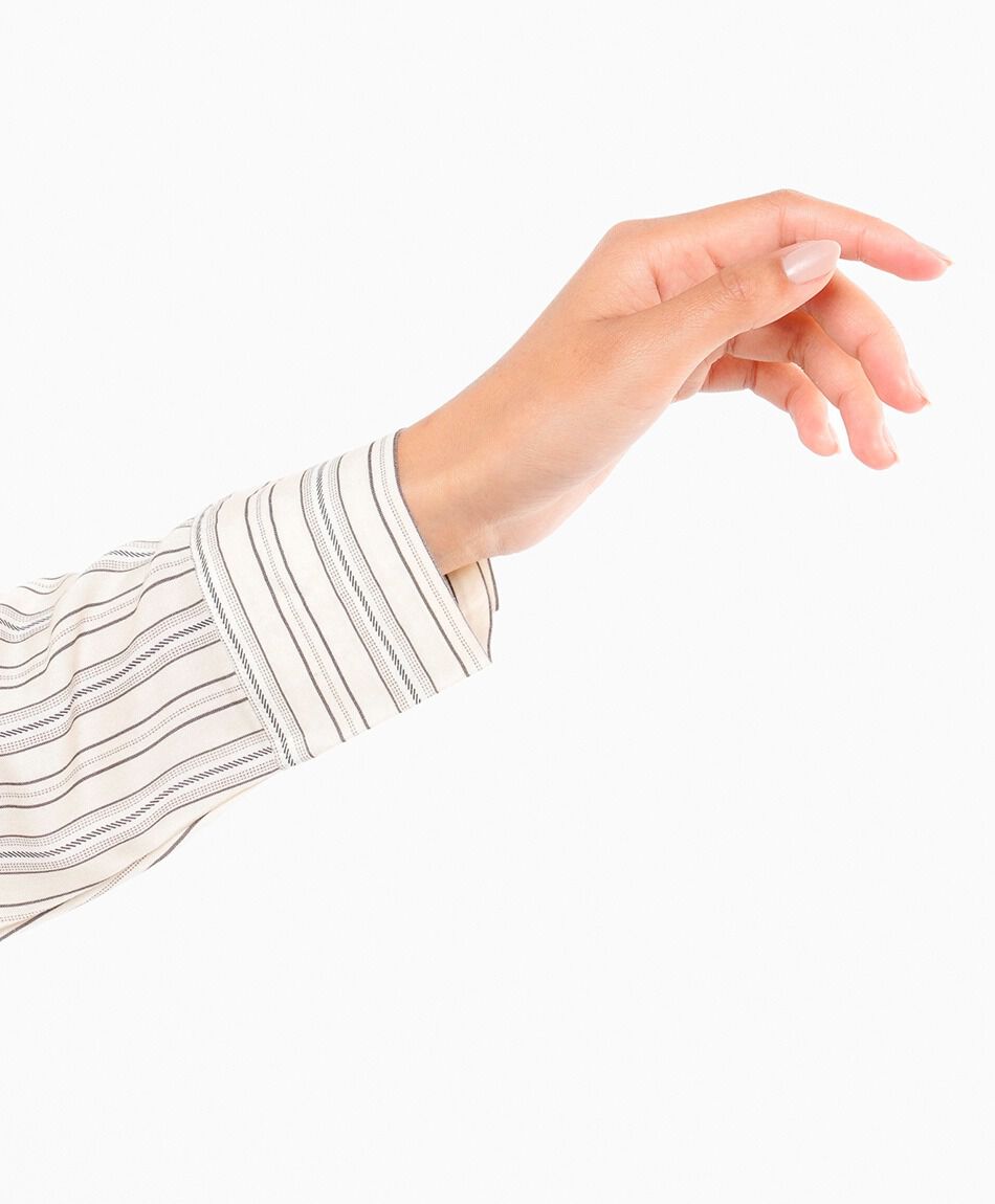 Blusa mujer estampado p&aacute;jaros