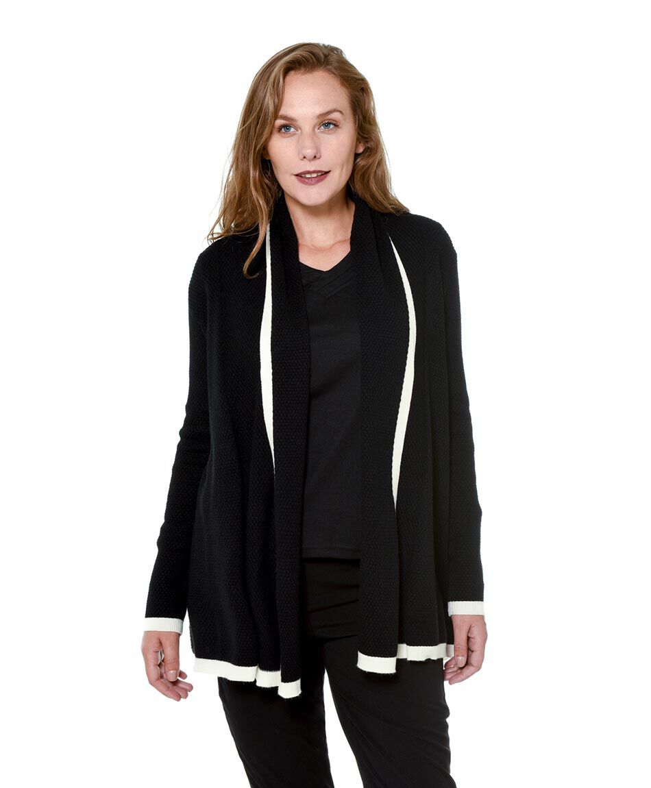 Cardigan bicolor