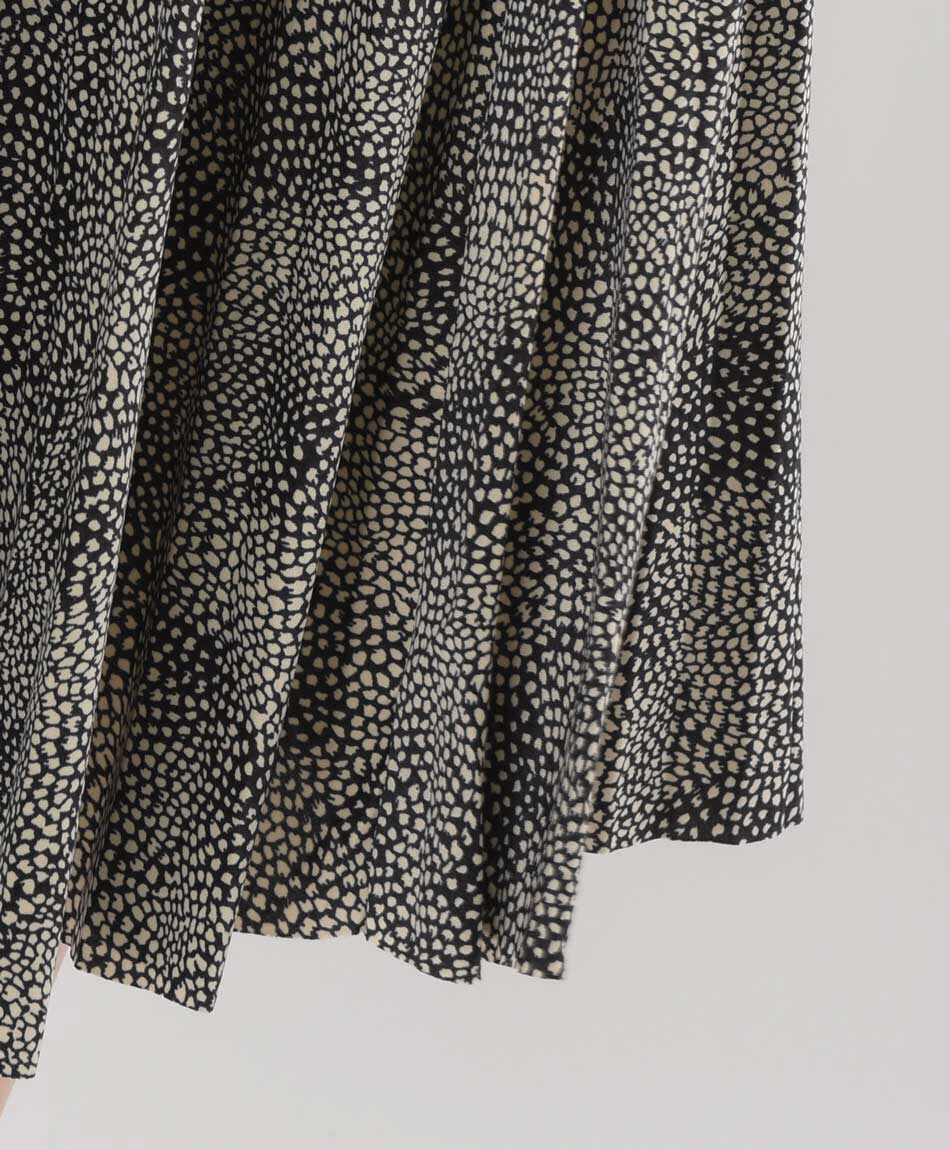 Falda mujer animal print midi