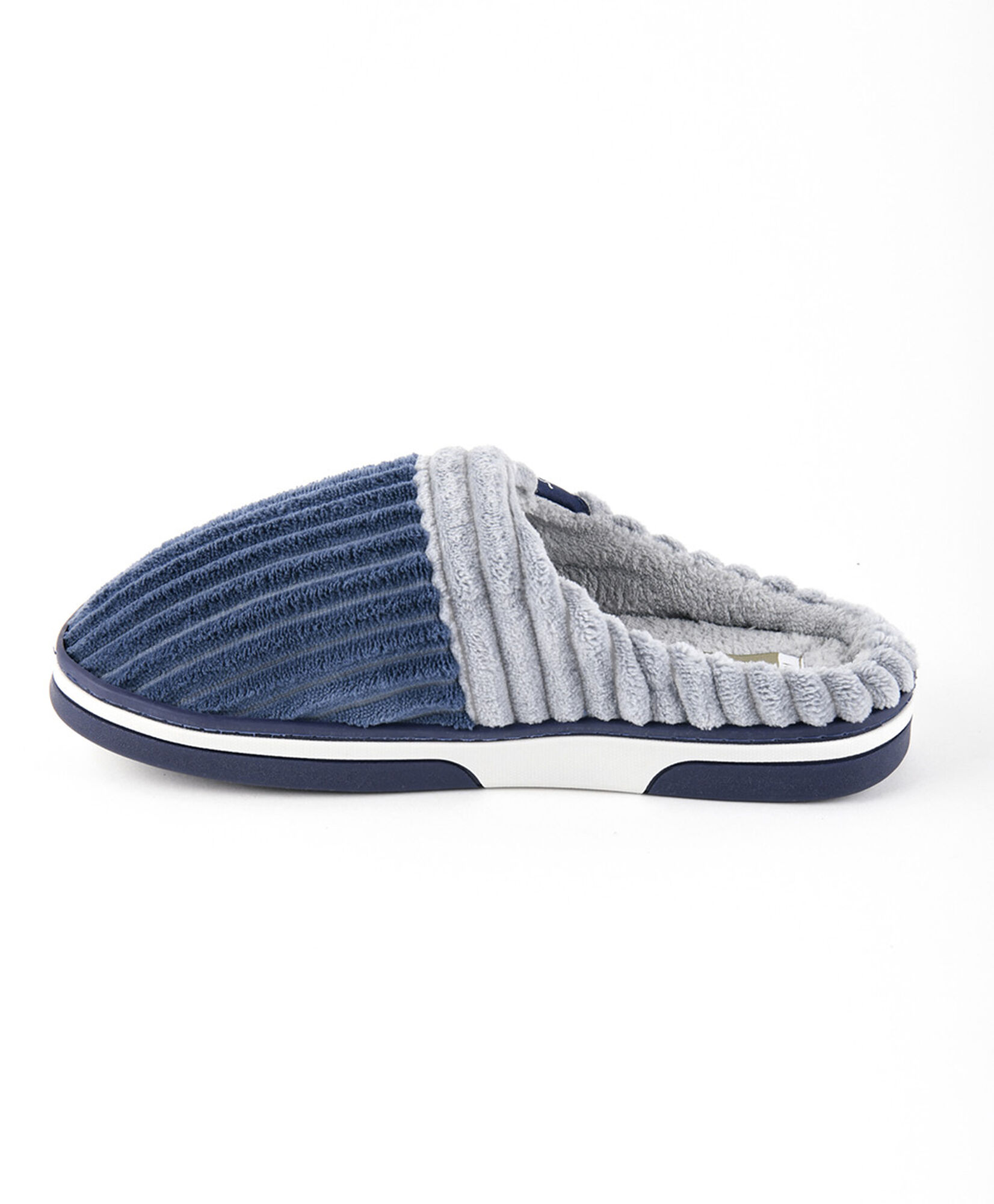 Pantufla hombre suave azul Pantufla hombre suave azul