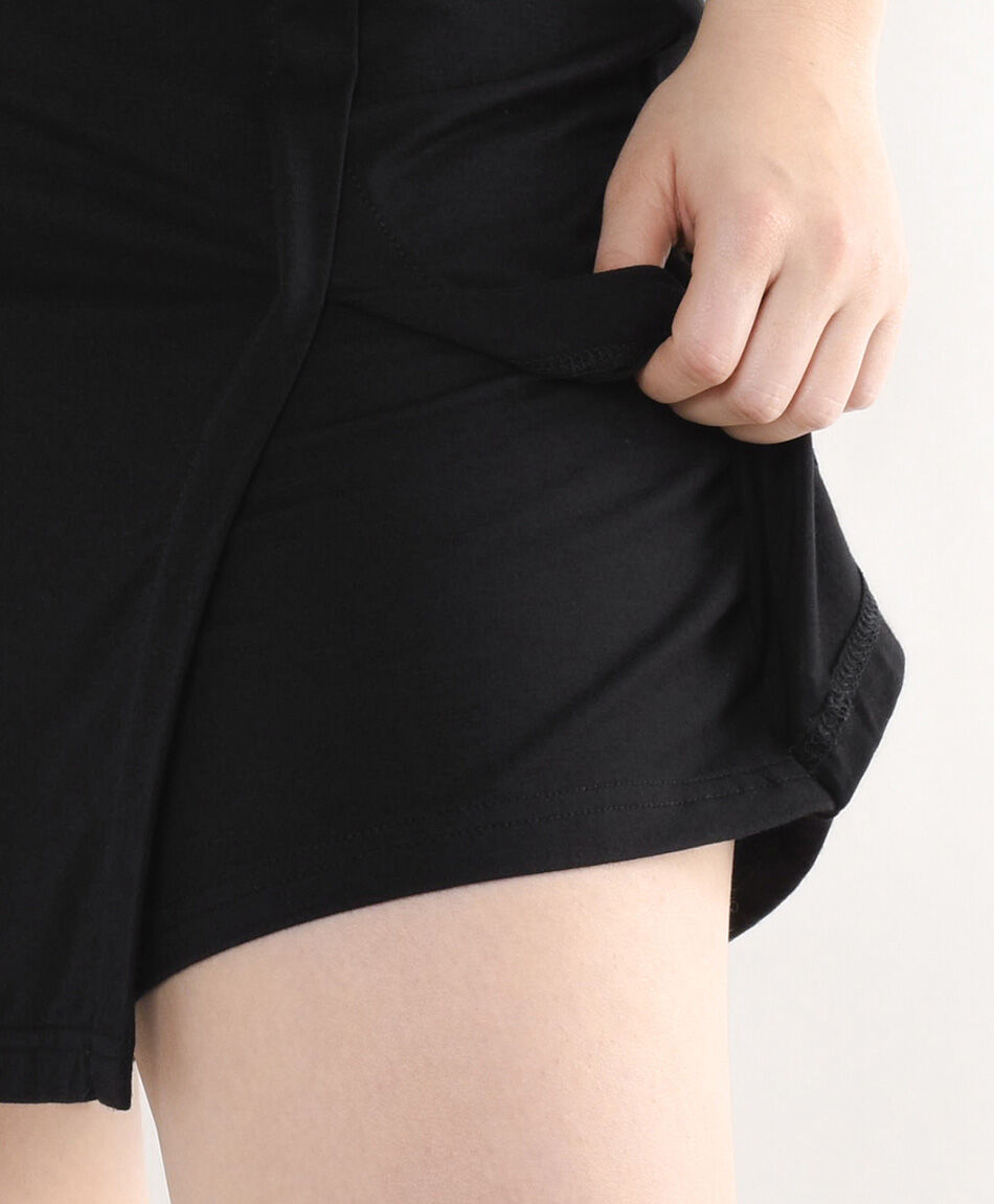 Mini falda mujer botones short