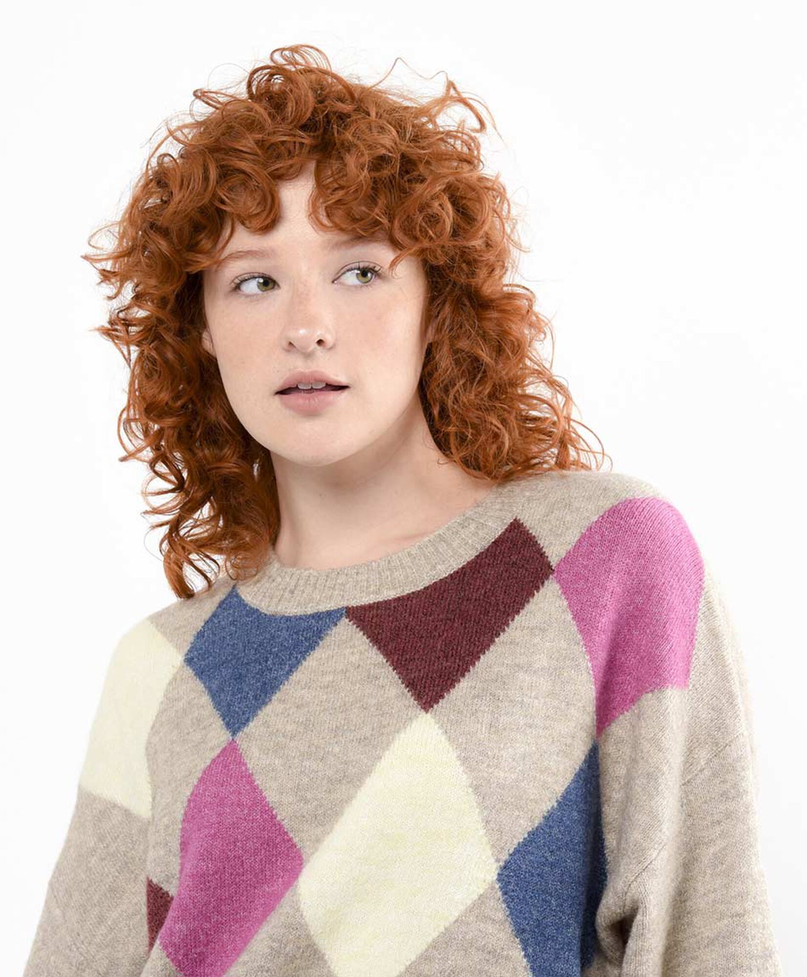 Sweater mujer rombos colores Sweater mujer rombos colores