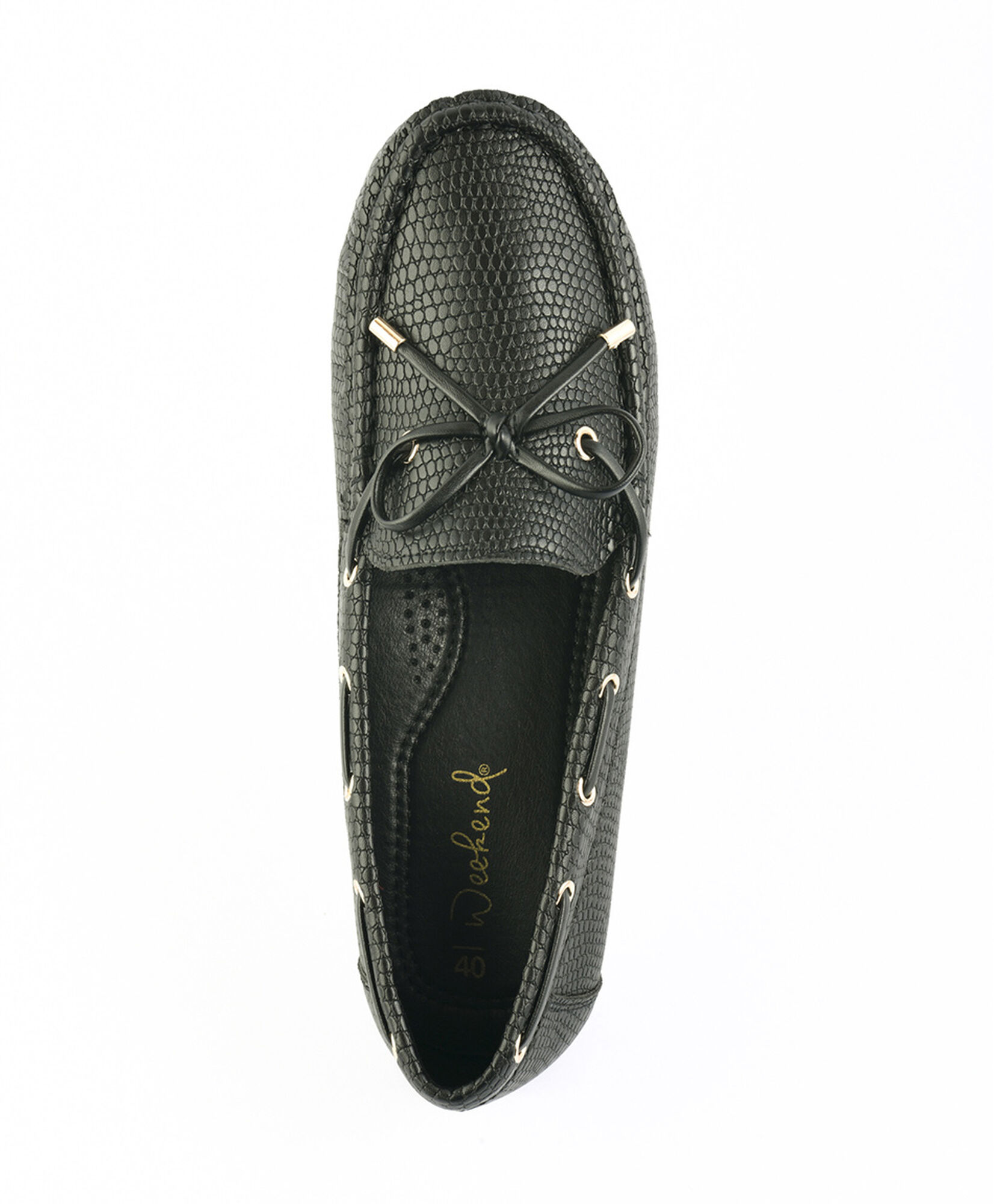 Mocasín mujer textura cinta Mocasín mujer textura cinta