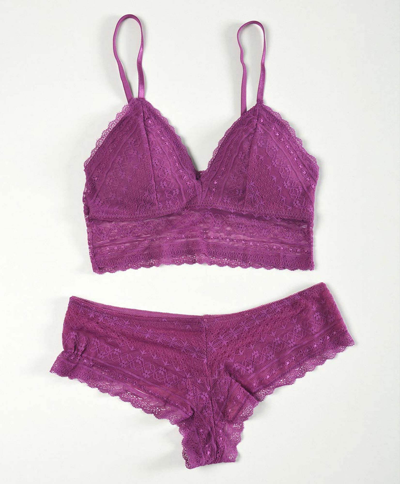 Set bralette + culotte mujer colores Set bralette + culotte mujer colores