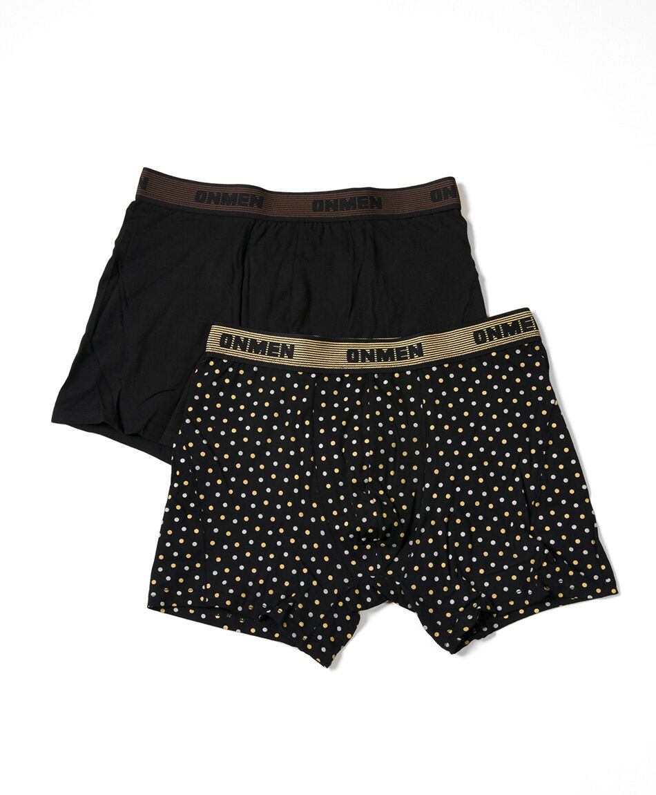 Pack 2 boxer hombre puntos