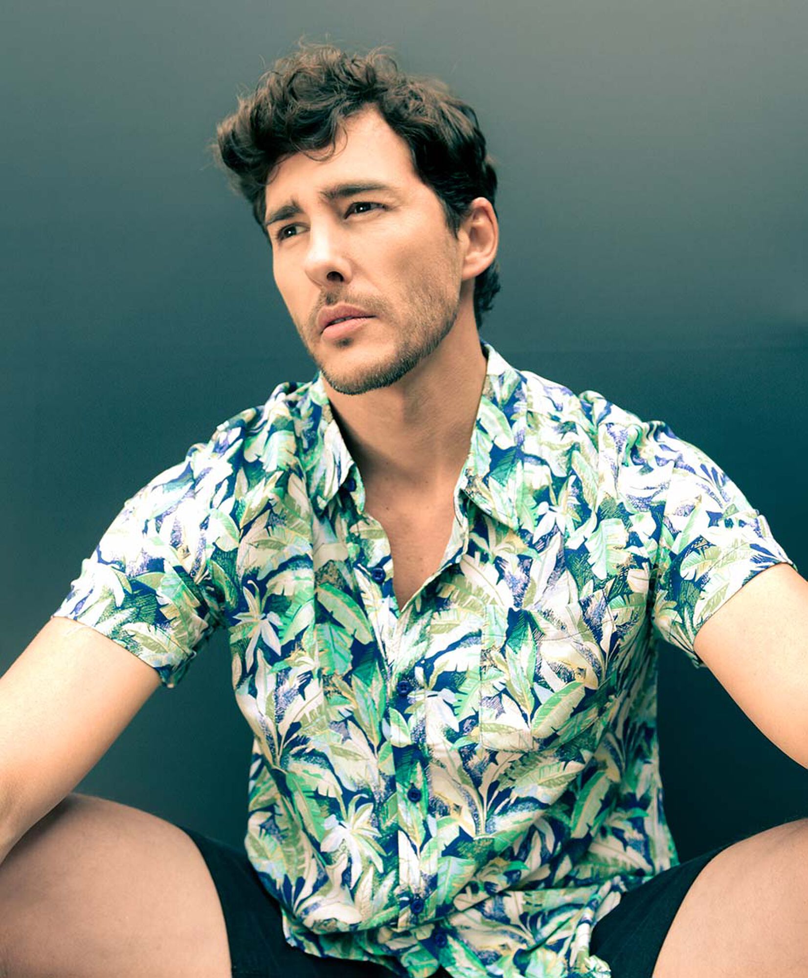 Camisa hombre tropical bolsillo Camisa hombre tropical bolsillo
