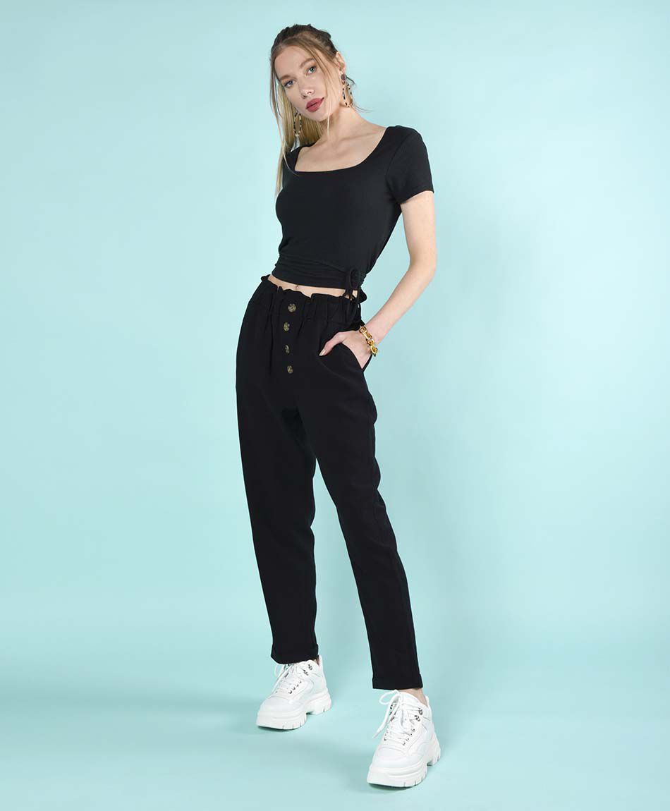 Pantal&oacute;n tiro alto