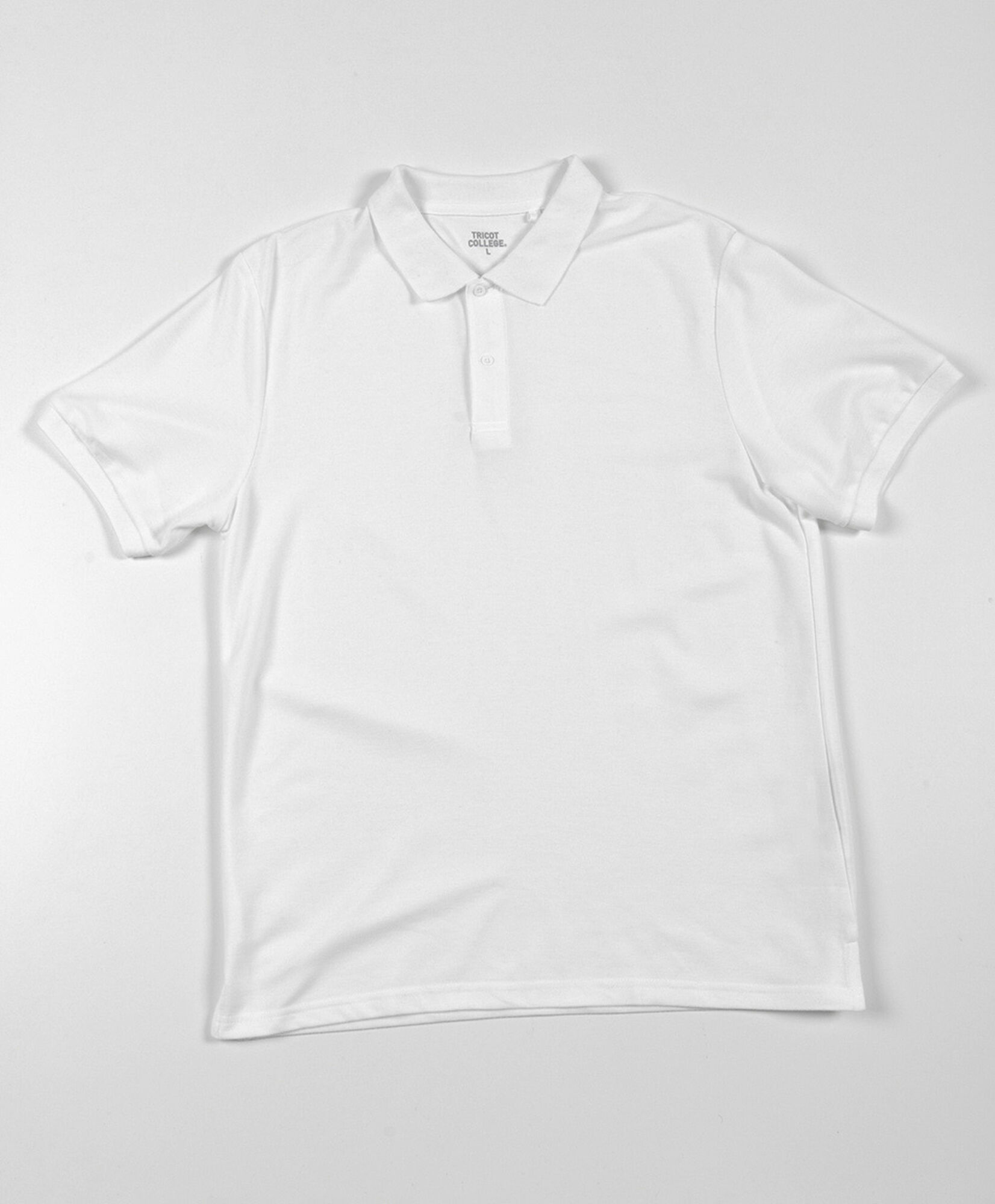 Polera escolar blanca botones Polera escolar blanca botones