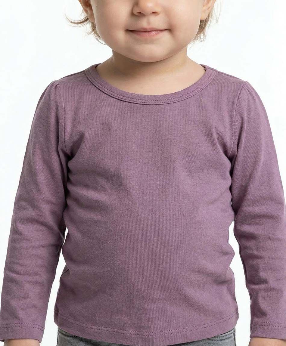 Polera beb&eacute; b&aacute;sica manga larga