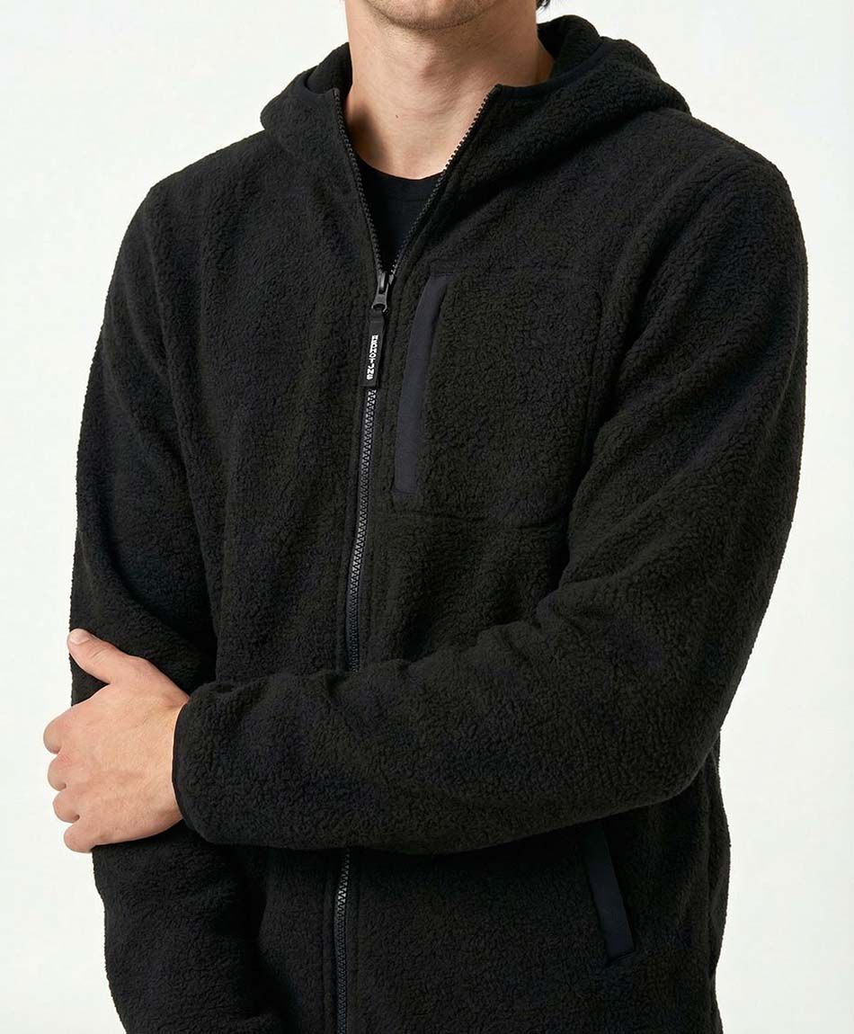 Polar hombre textura fleece suave