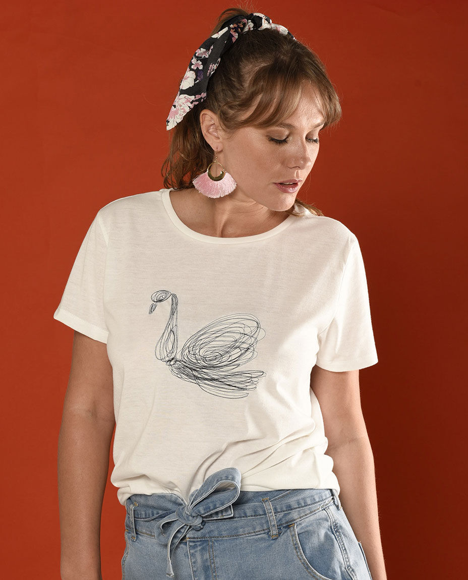 Polera cisne