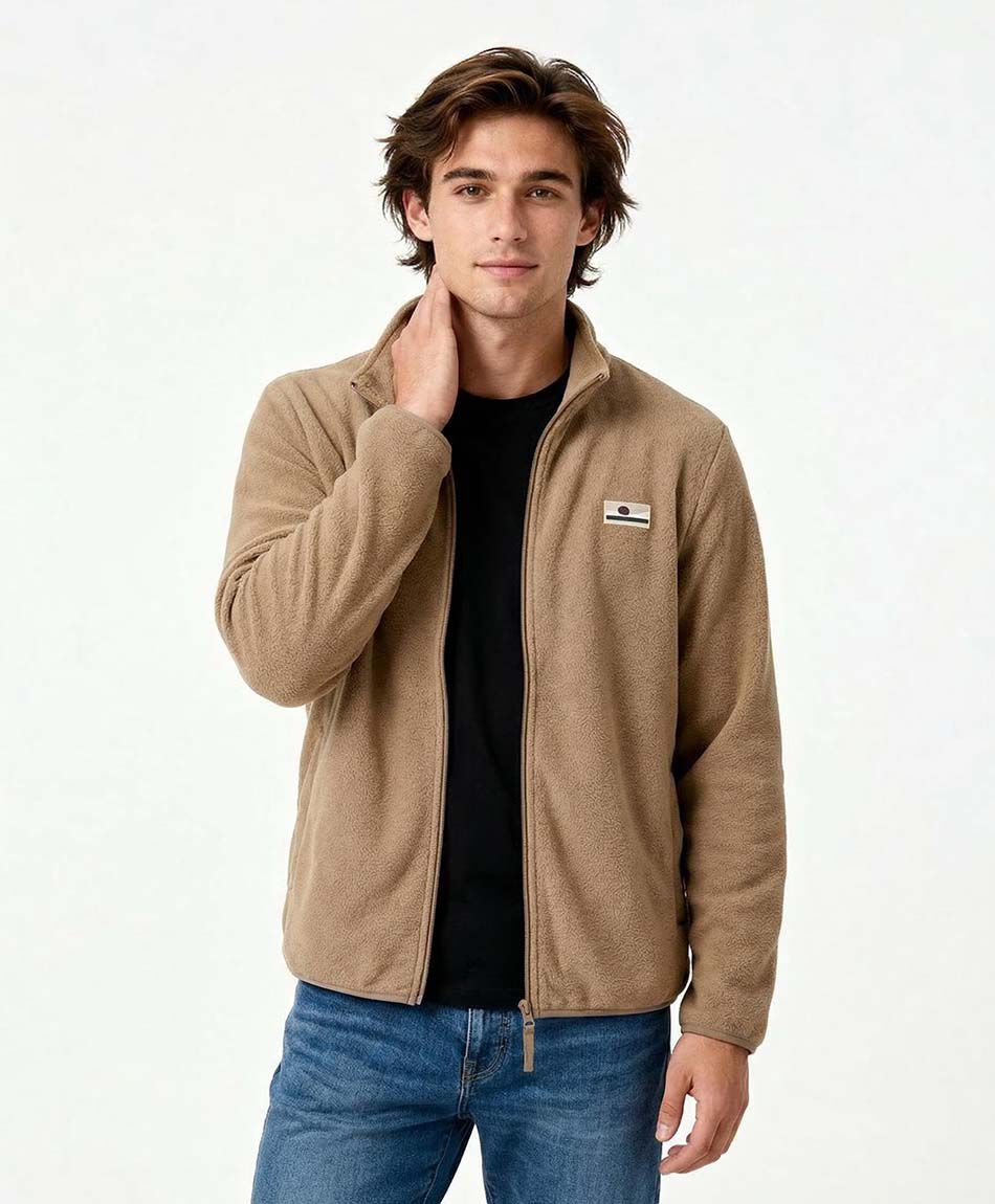 Poler&oacute;n hombre polar con cierre pro