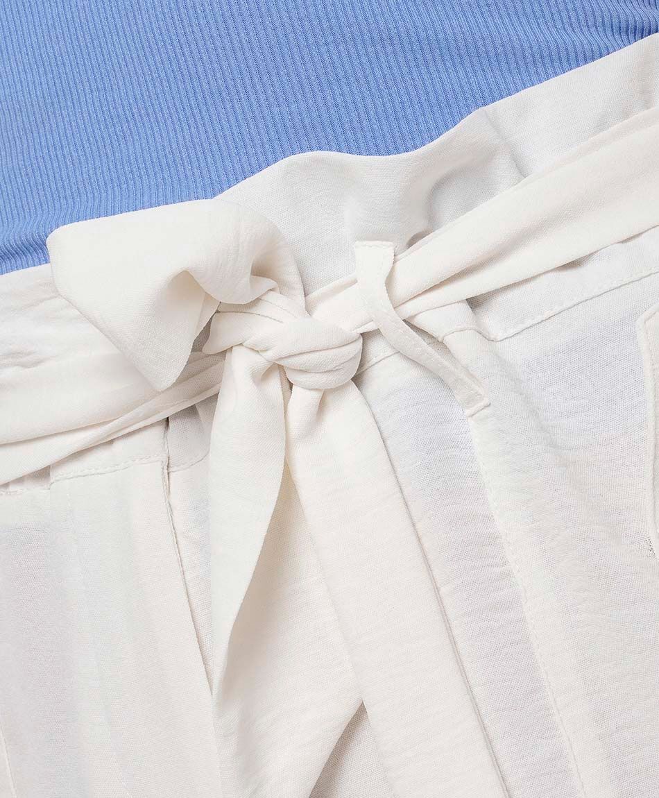 Short mujer bolsillo botones