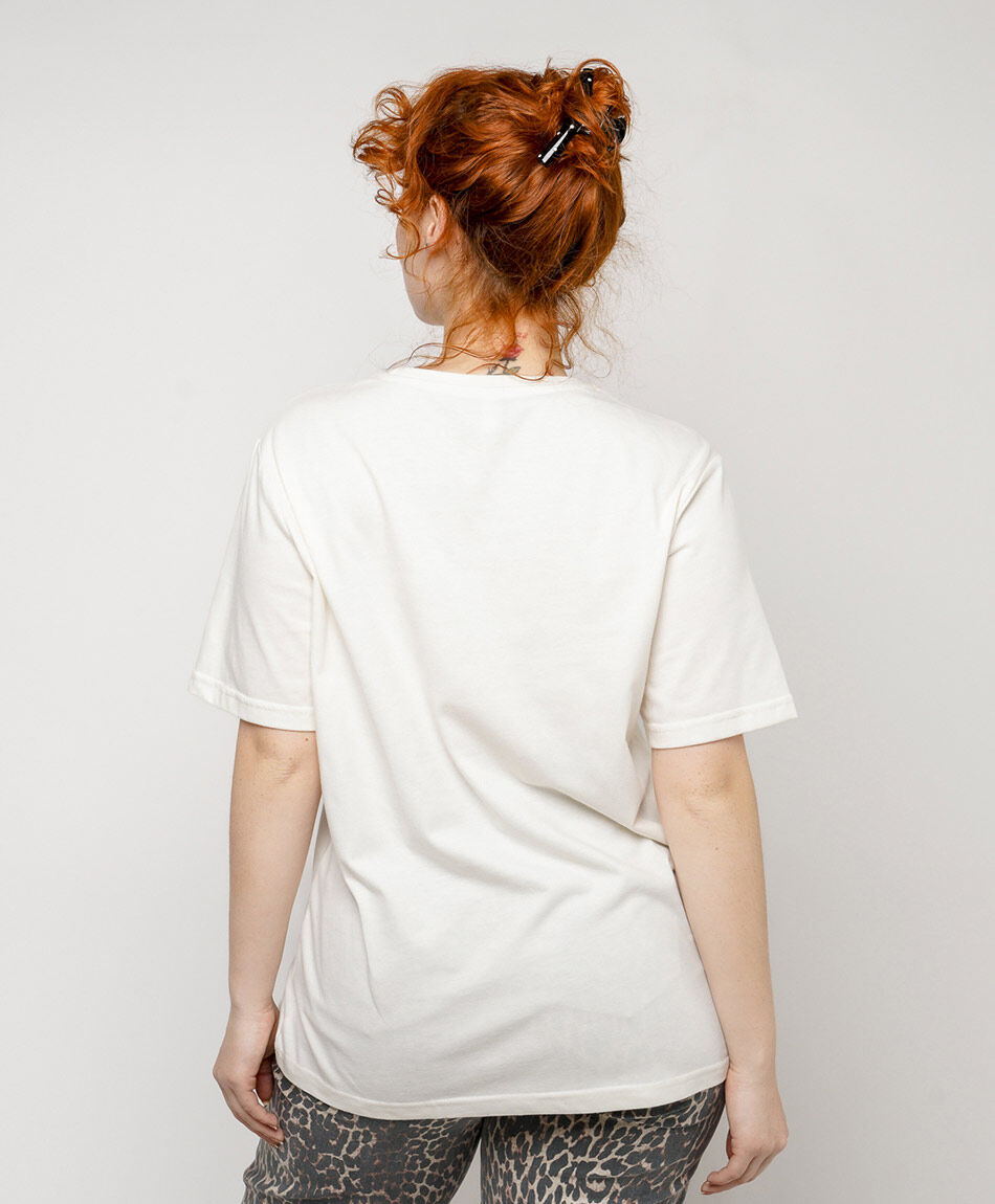 Polera mujer mariposa flor