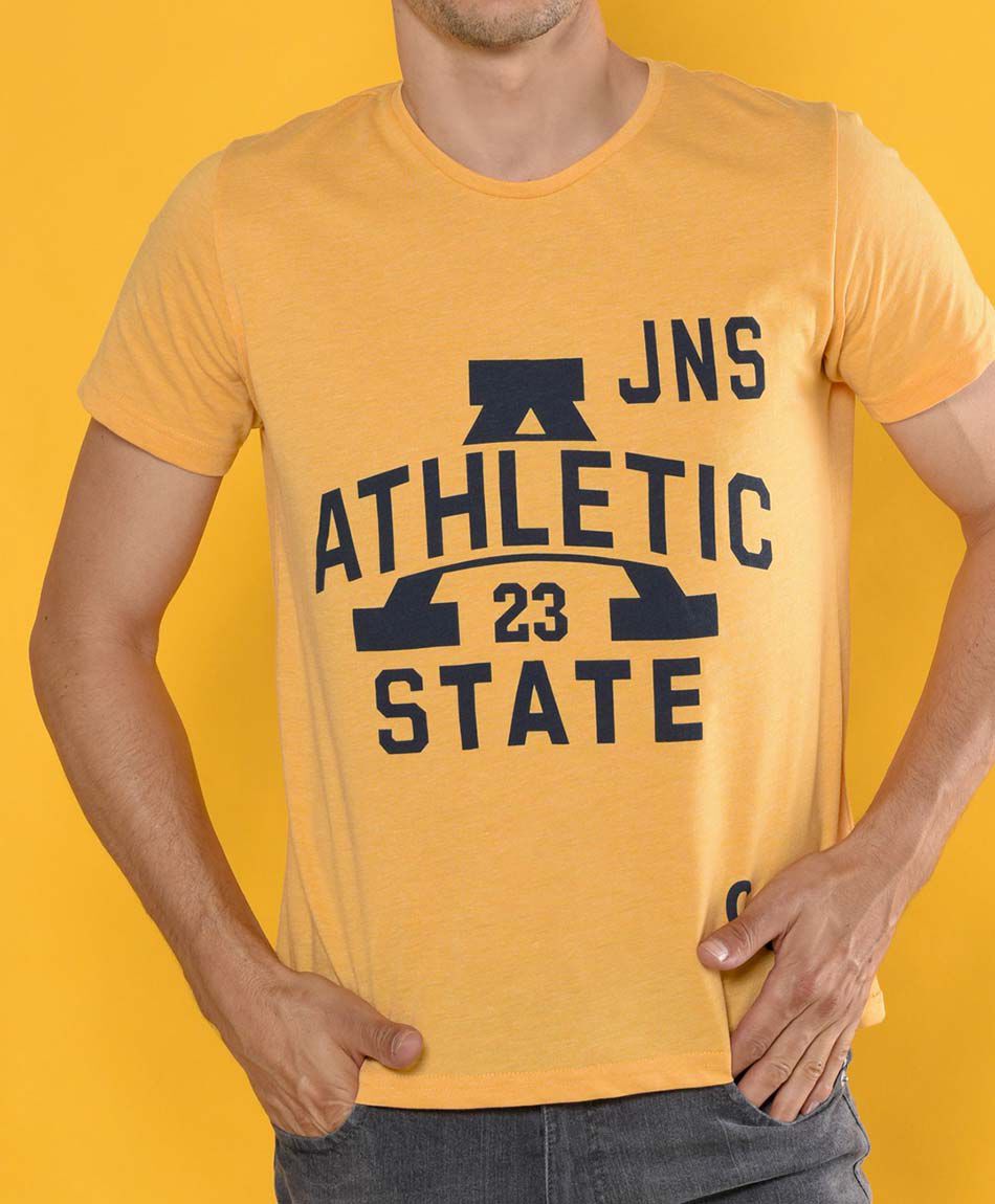 Polera manga corta cuello redondo