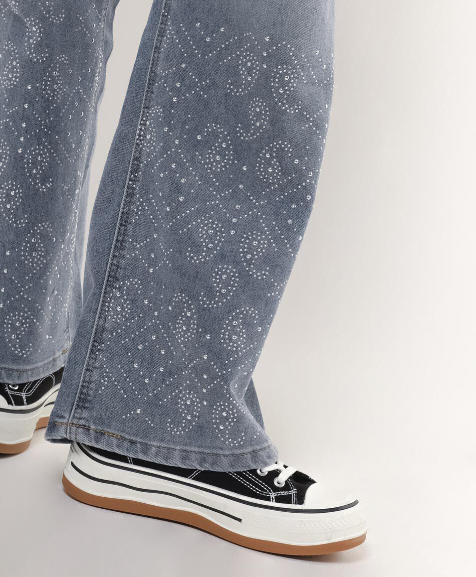 Jeans mujer dise&ntilde;o basta wide