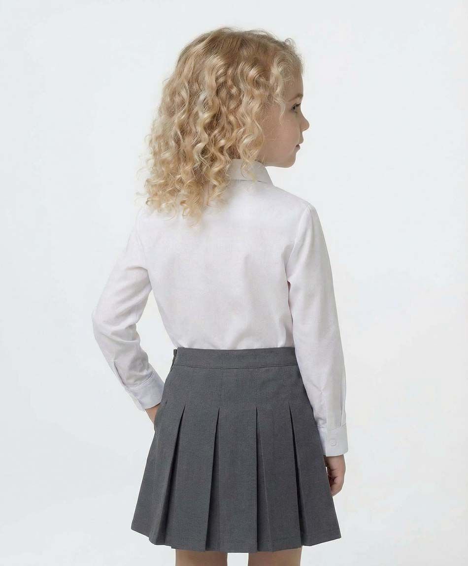 Blusa escolar blanca cl&aacute;sica