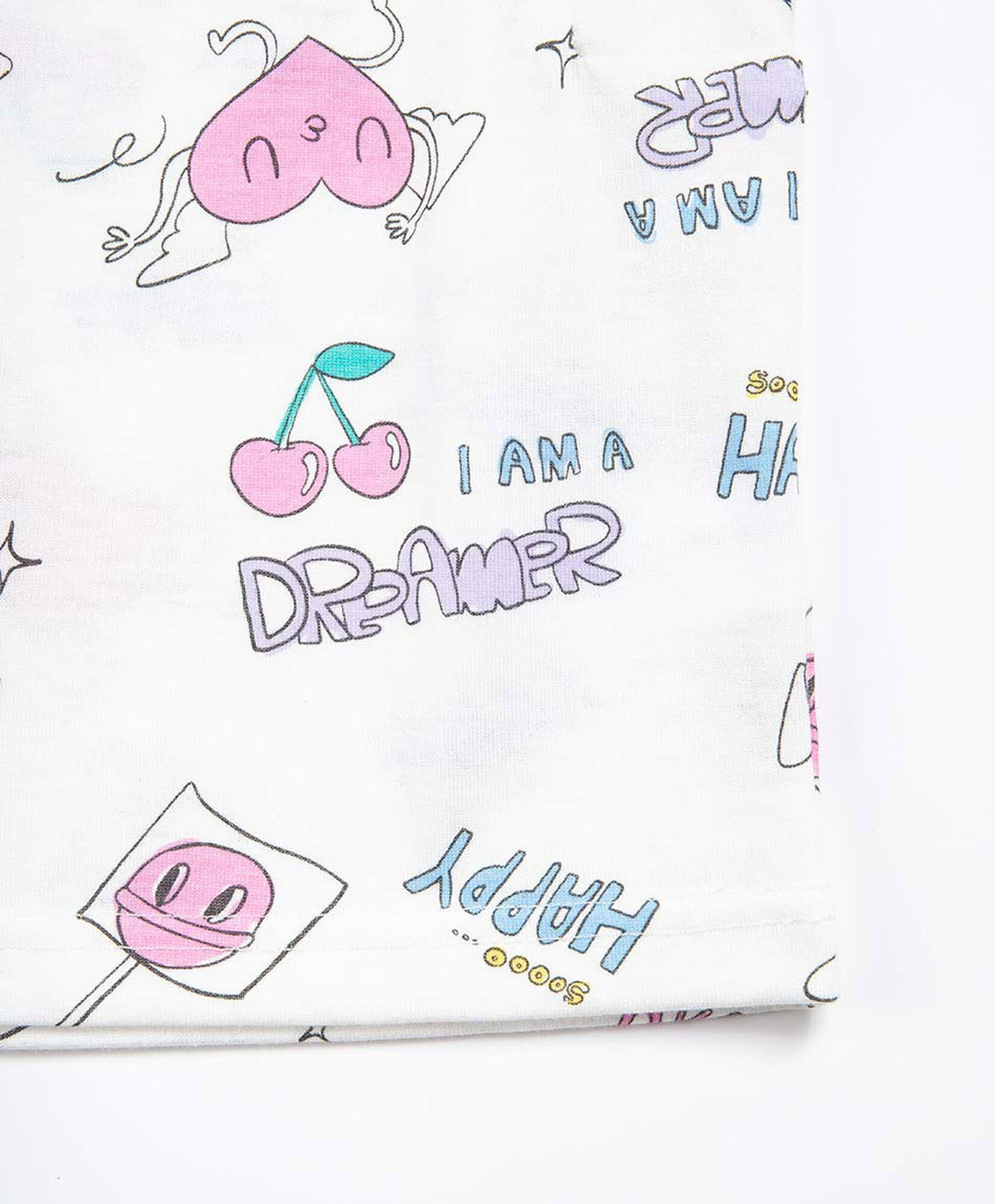 Polera niña blanca dibujos Polera niña blanca dibujos