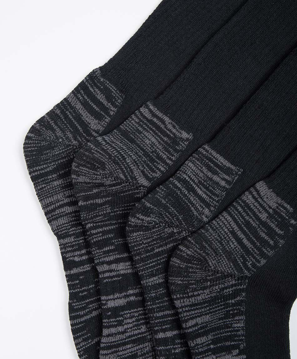 Pack 2 calcetines hombre termico negro