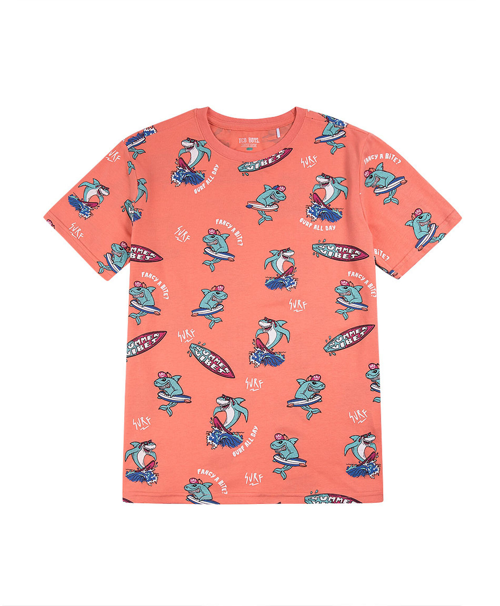 Polera niño tiburón surf Polera niño tiburón surf