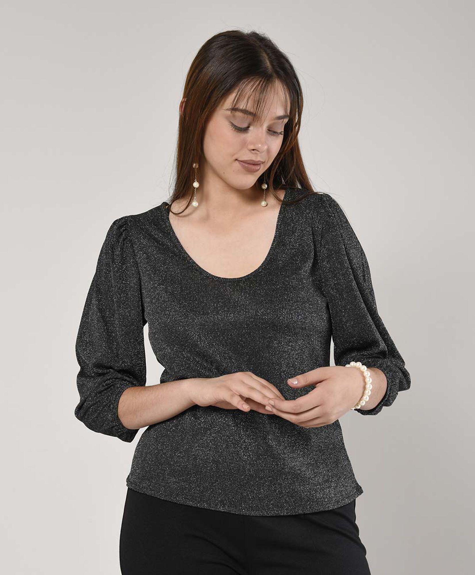 Polera mujer brillos Polera mujer brillos