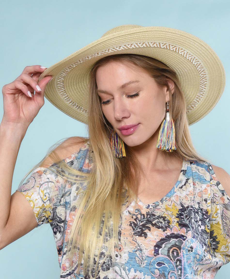 Sombrero selva copa redonda