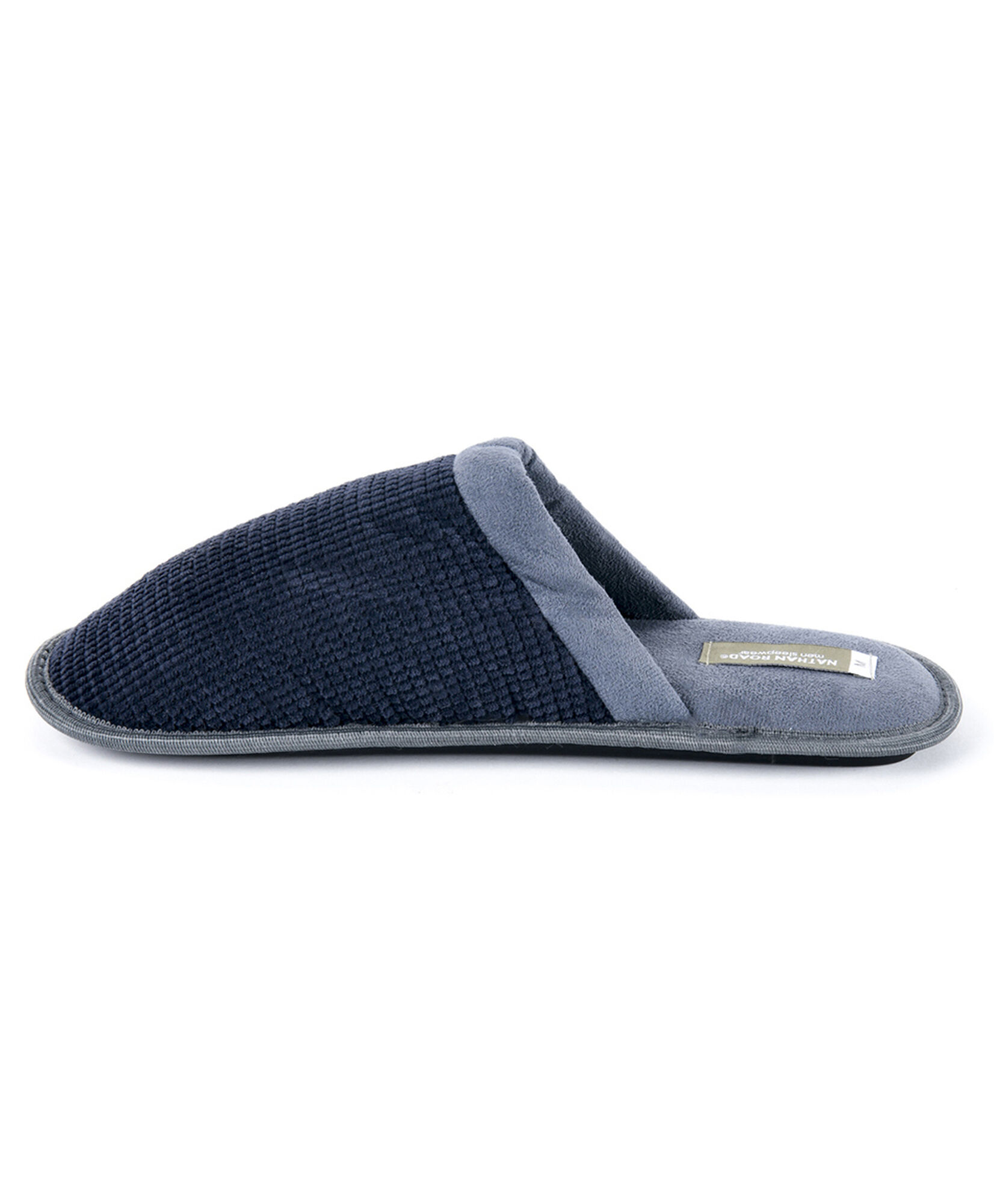 Pantufla hombre textura azul Pantufla hombre textura azul