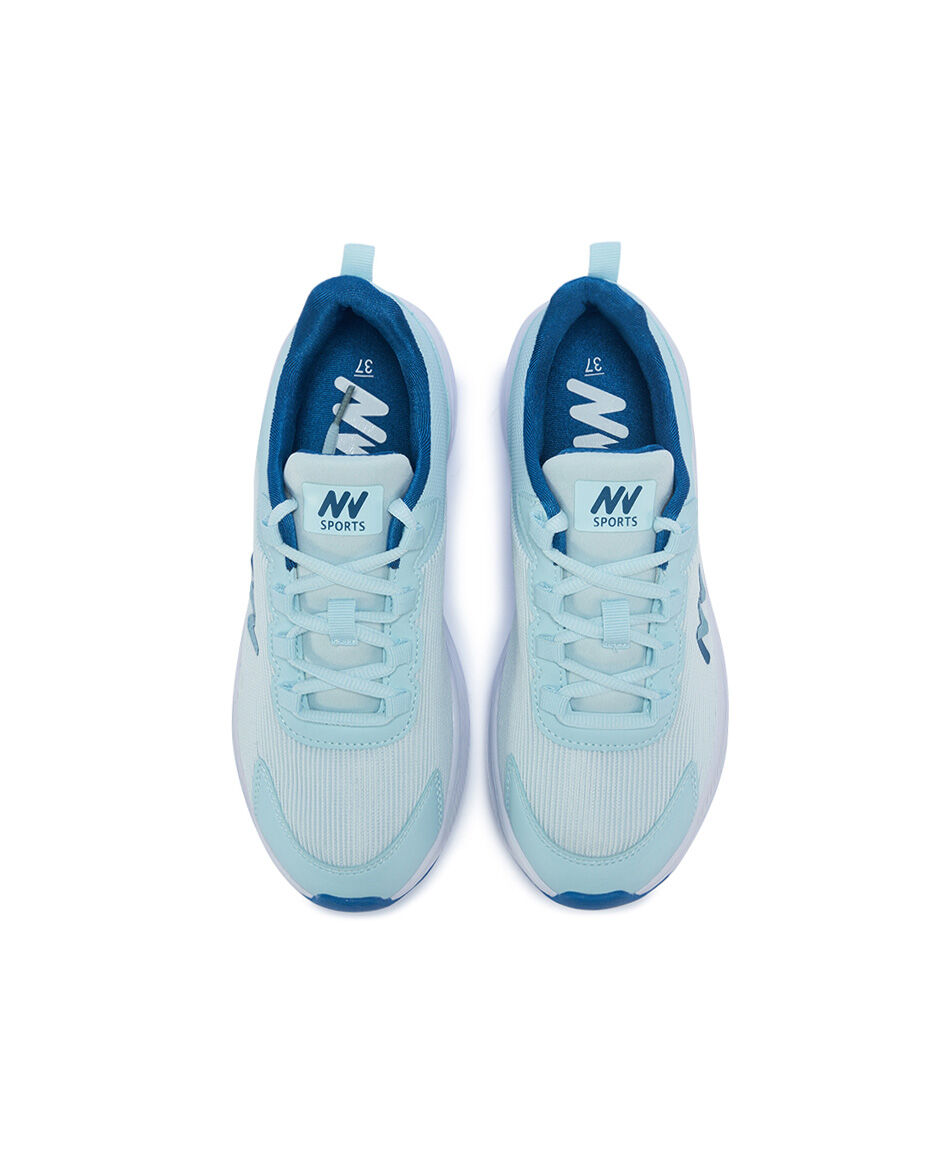 Zapatillas mujer sport confort celeste