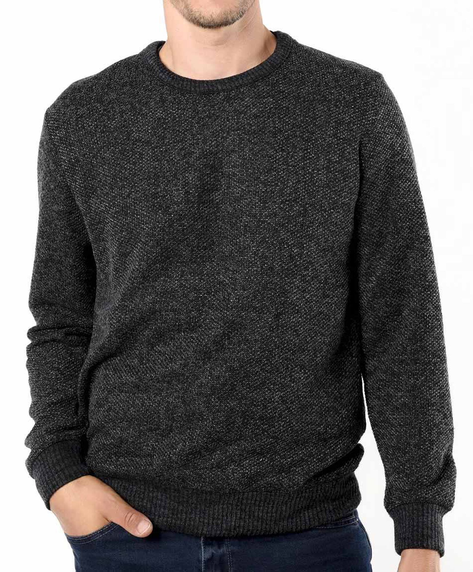 Polerón hombre jaspeado Polerón hombre jaspeado