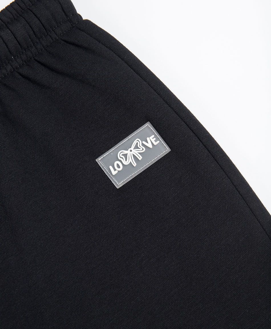 Pantal&oacute;n buzo ni&ntilde;a b&aacute;sico negro