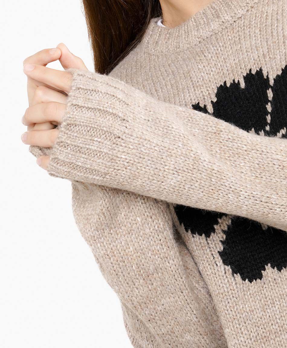 Sweater mujer flor