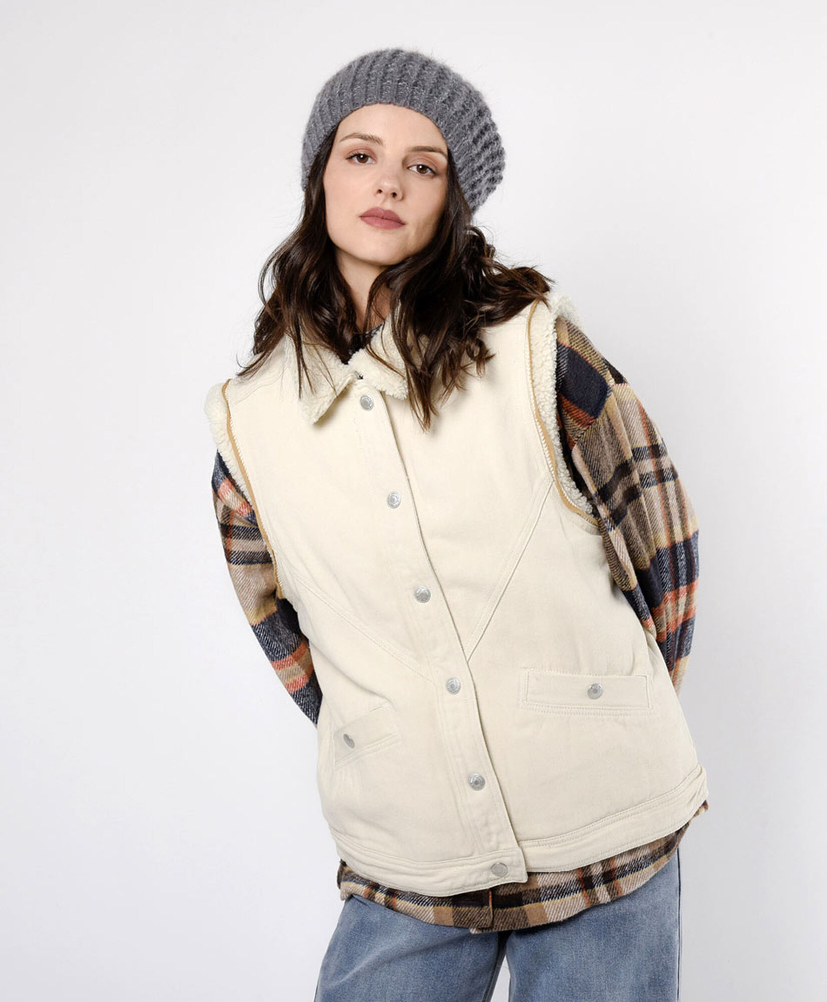 Chaqueta mujer chiporro sin mangas Chaqueta mujer chiporro sin mangas