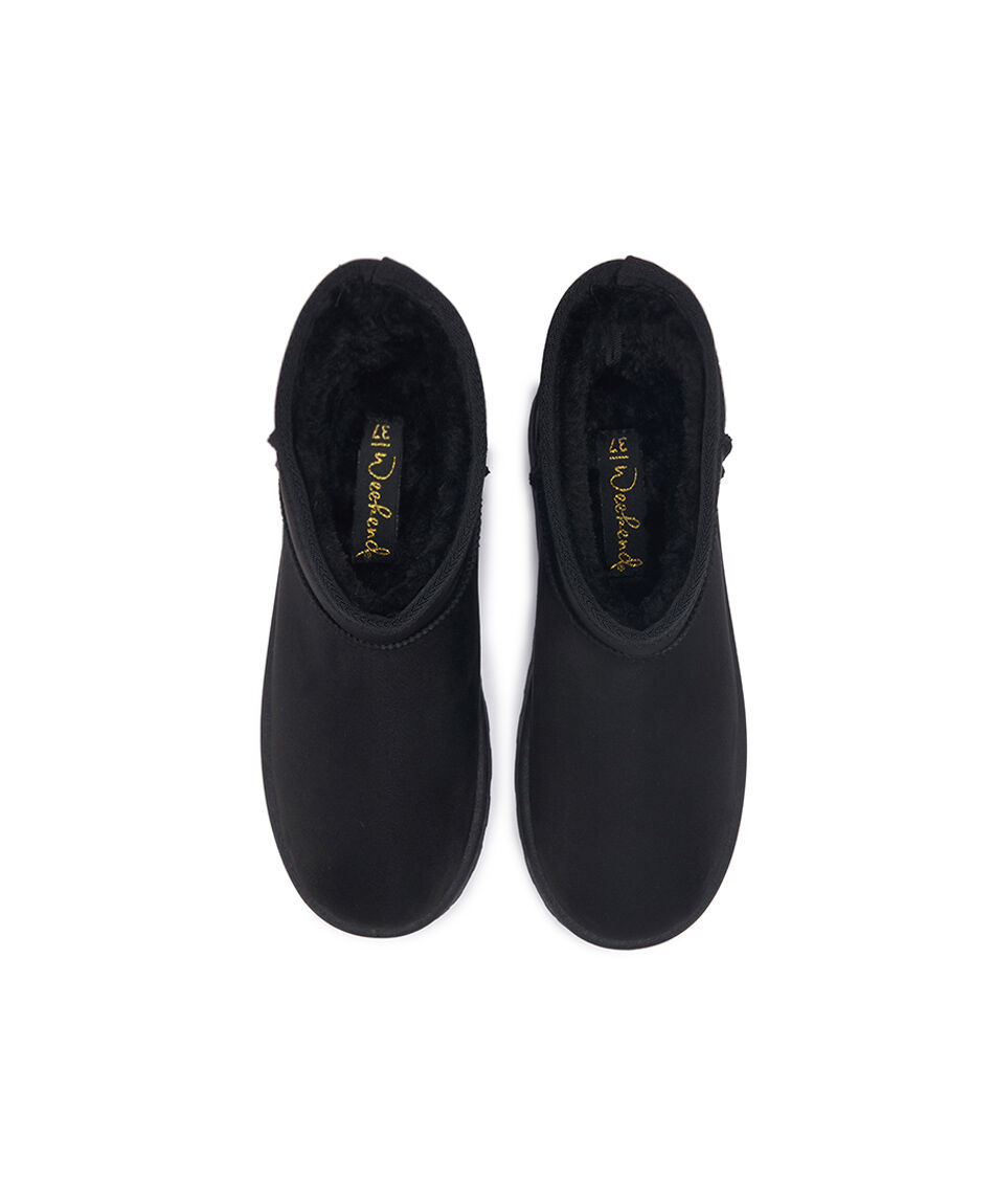 Bota mujer comfy corta black