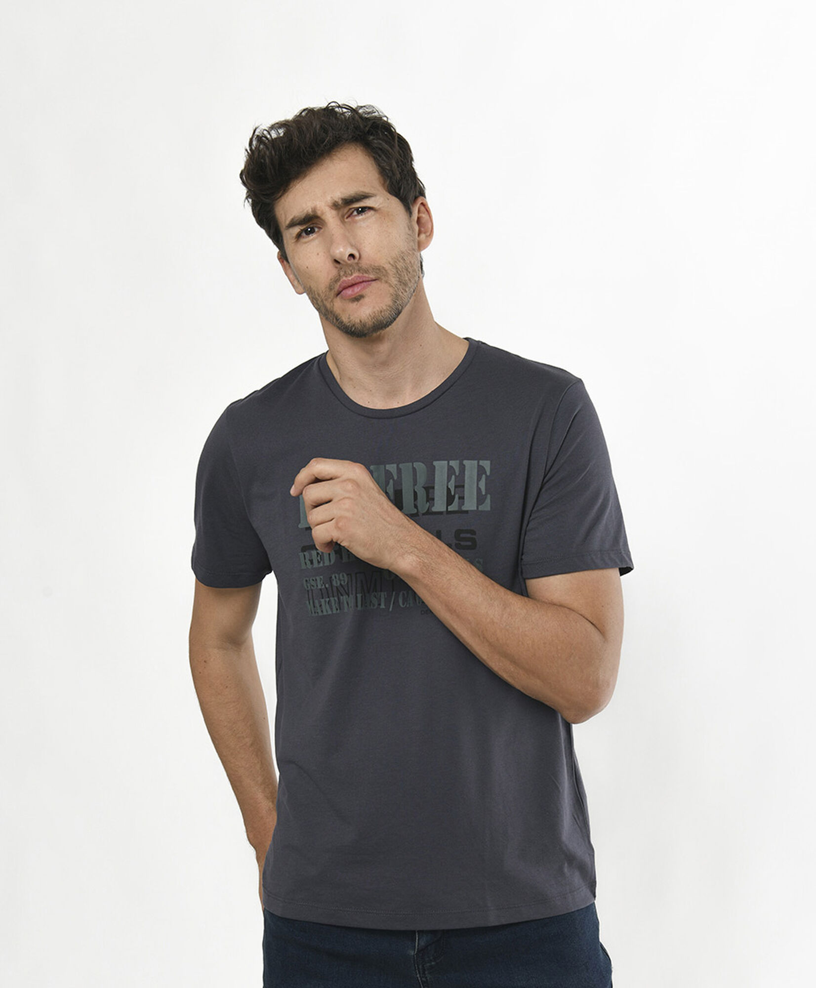Polera hombre texto Polera hombre texto