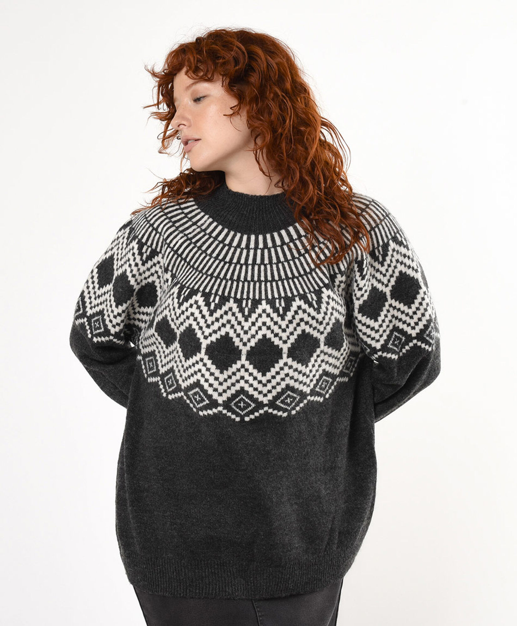 Sweater mujer nordic cuello bajo Sweater mujer nordic cuello bajo