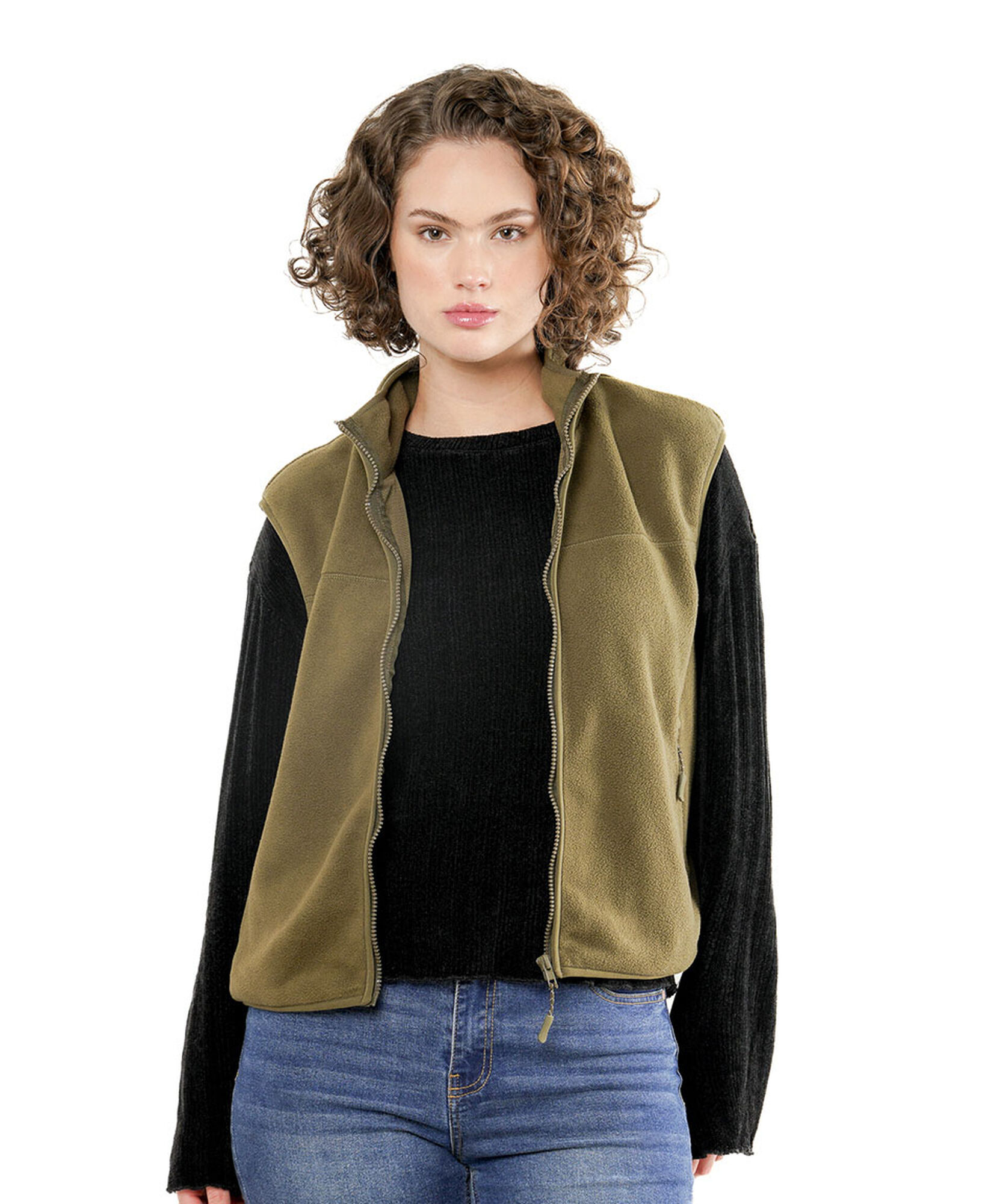 Polar mujer sin mangas liso Polar mujer sin mangas liso
