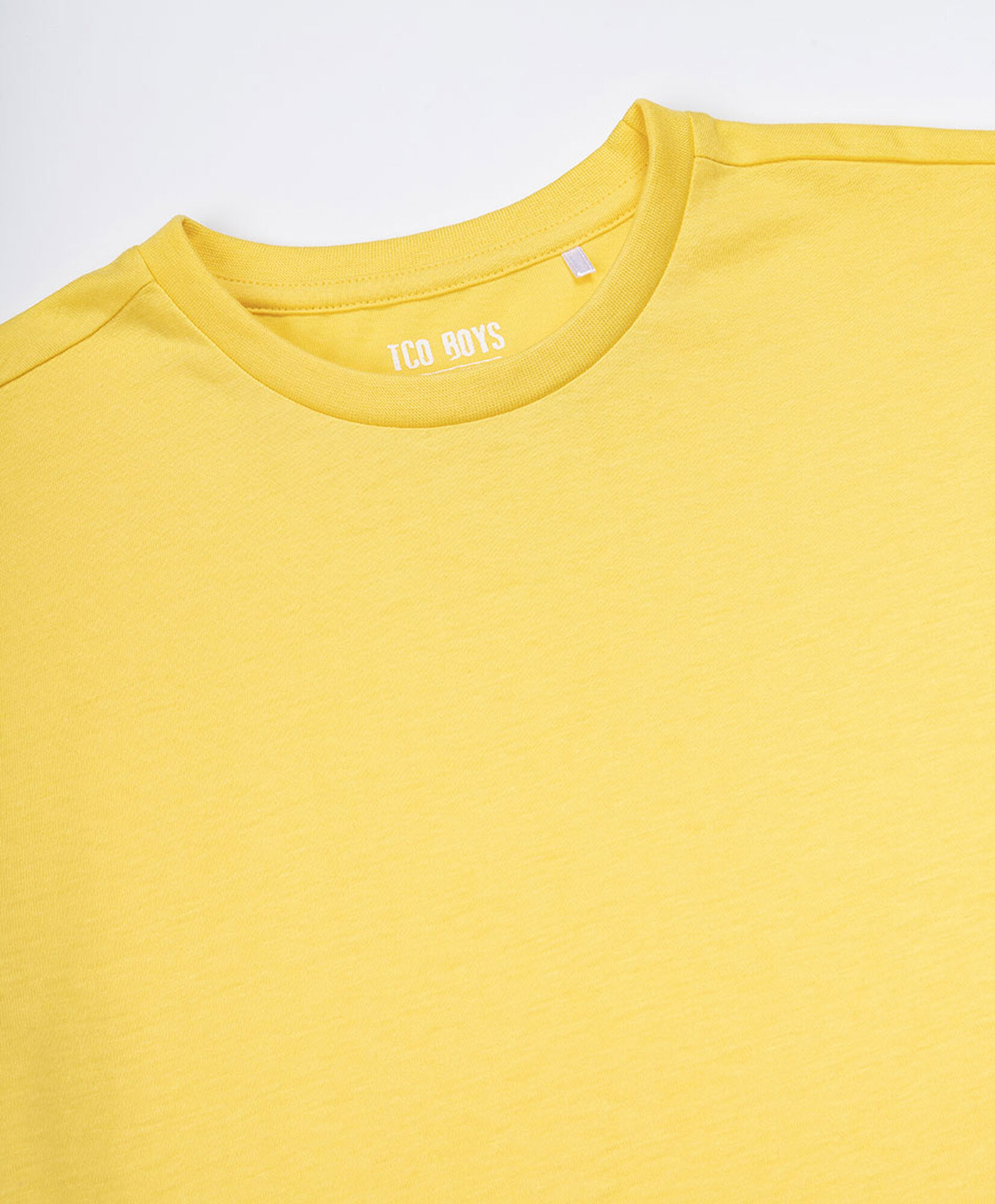 Polera niño básica amarilla Polera niño básica amarilla