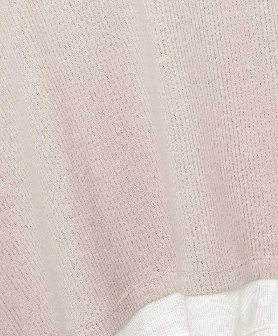 Polera mujer escote redondo profundo