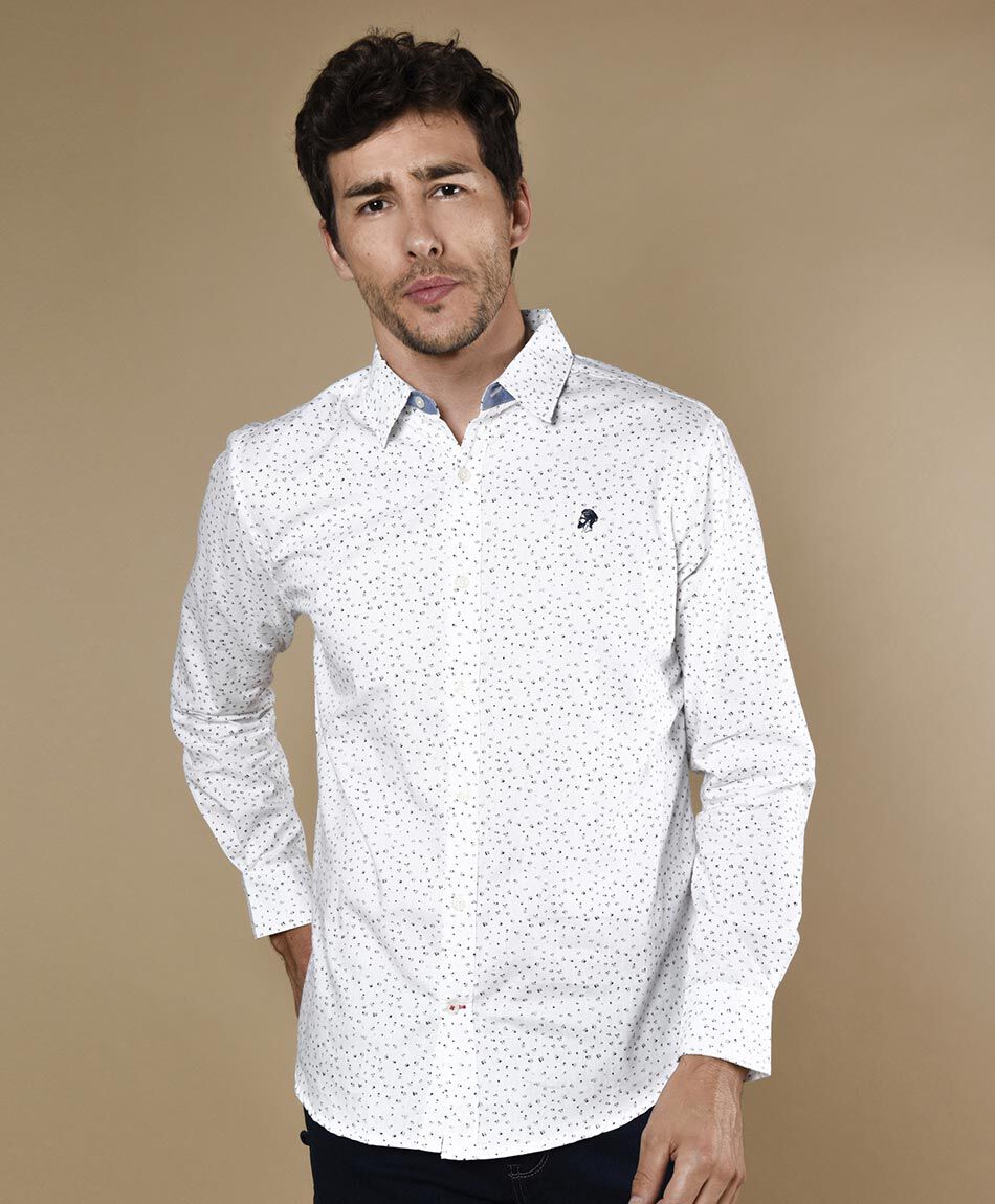 Camisa puntos manga larga