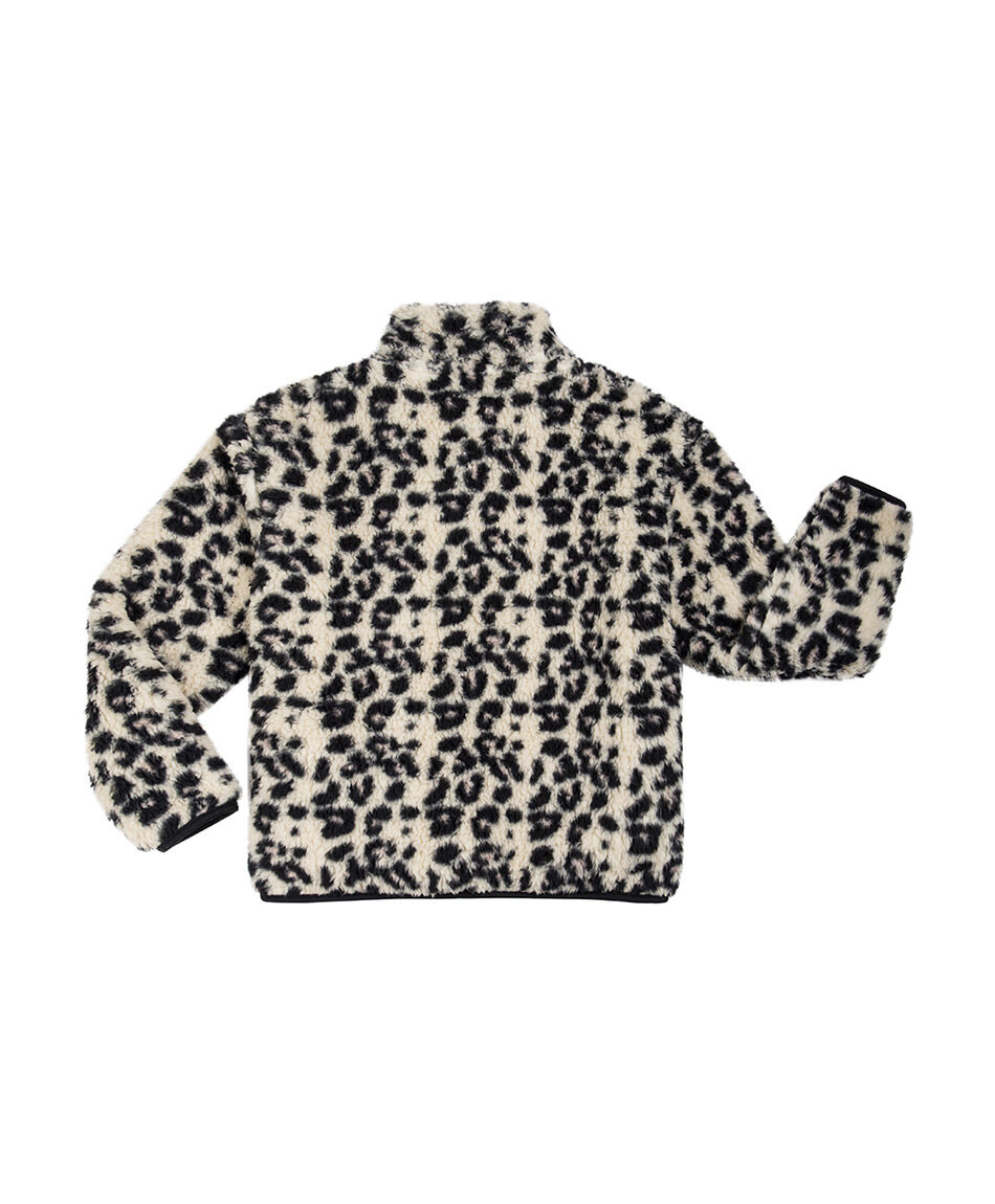 Poler&oacute;n ni&ntilde;a sherpas animal print