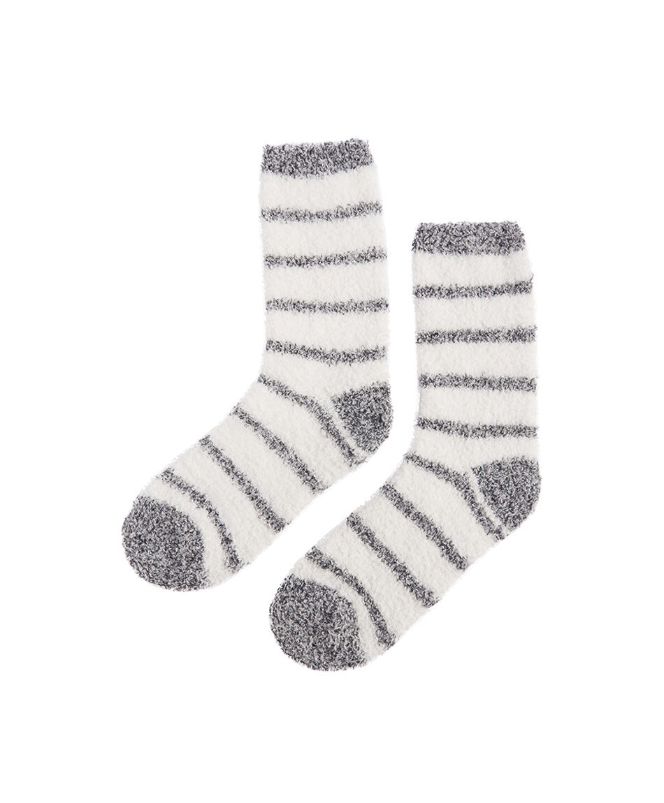 Pack 2 calcetines mujer invierno gris