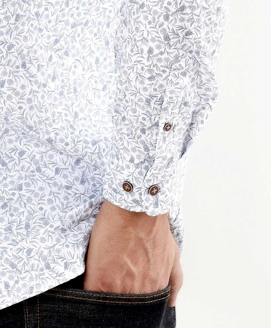 Camisa hombre flores