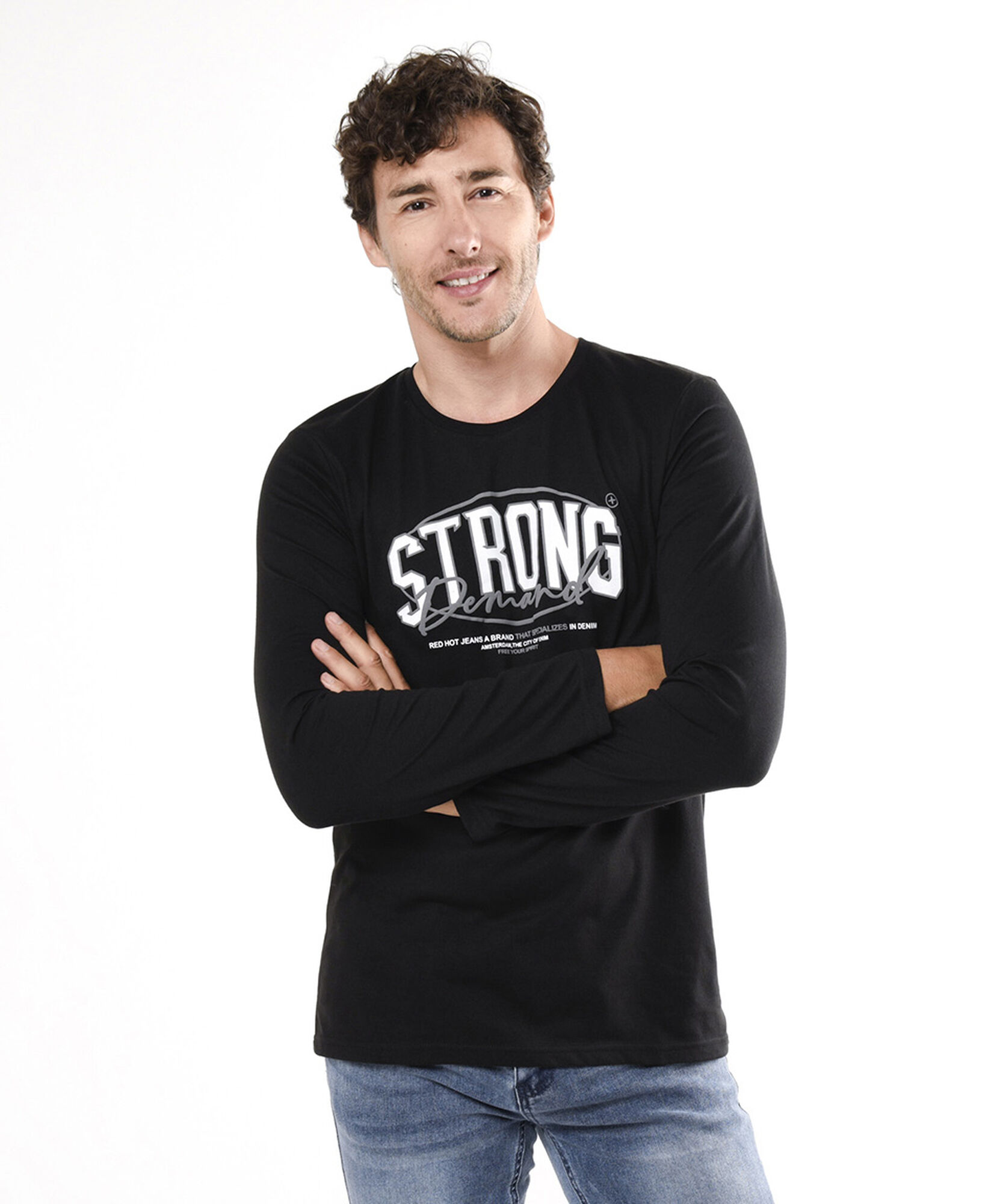 Polera hombre manga larga strong Polera hombre manga larga strong