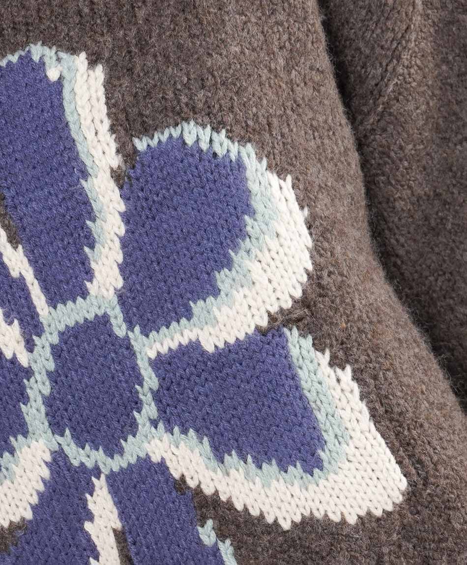 Sweater mujer jacquard flower