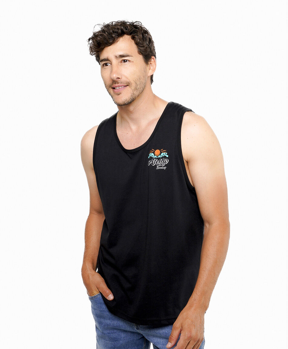 Polera hombre surf print