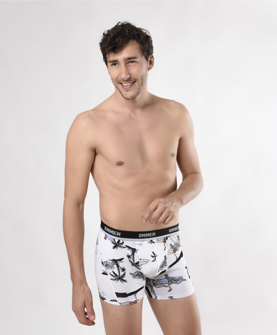 Pack 2 boxer hombre esqueletos surf