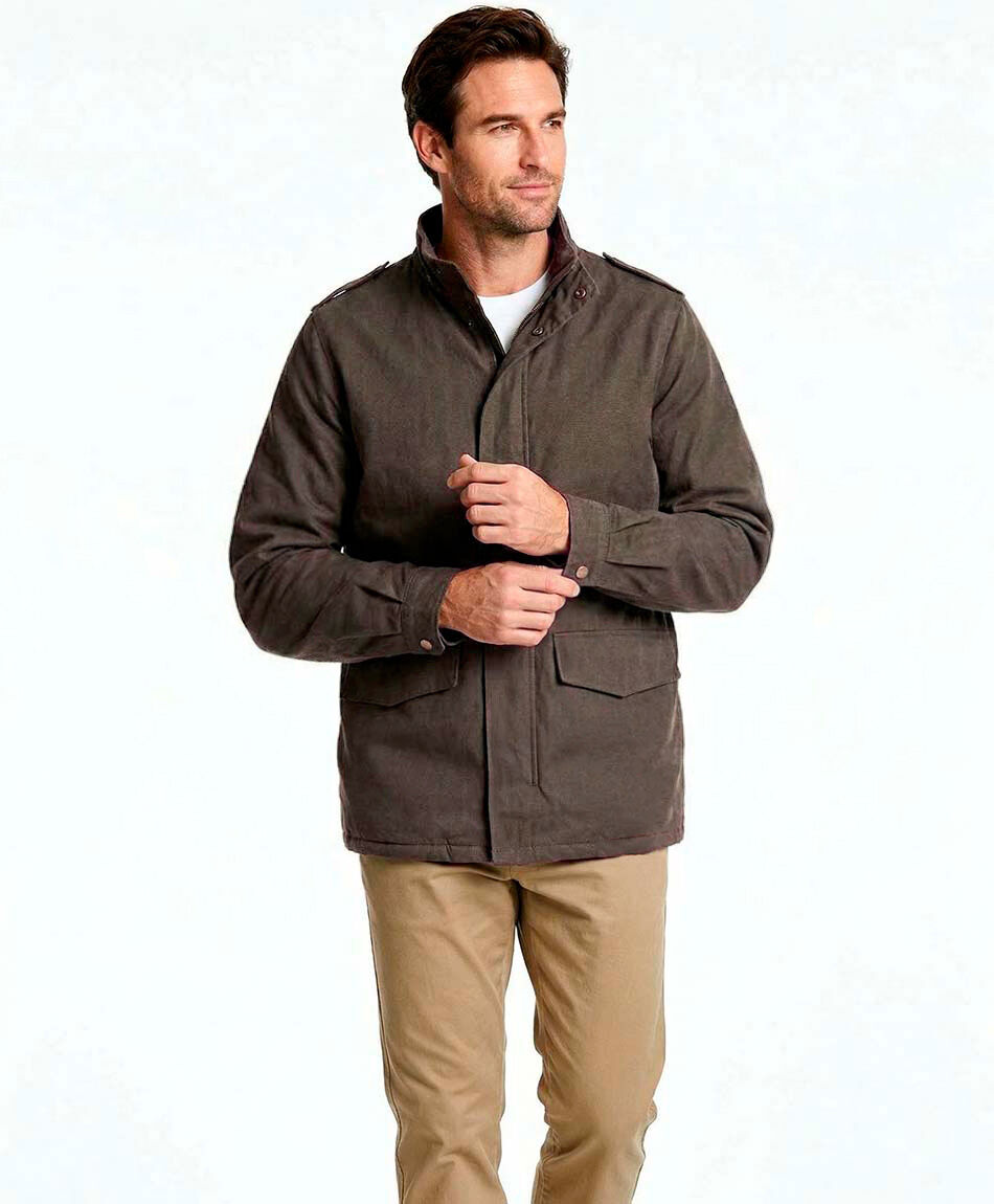 Chaqueta hombre cuello cerrado